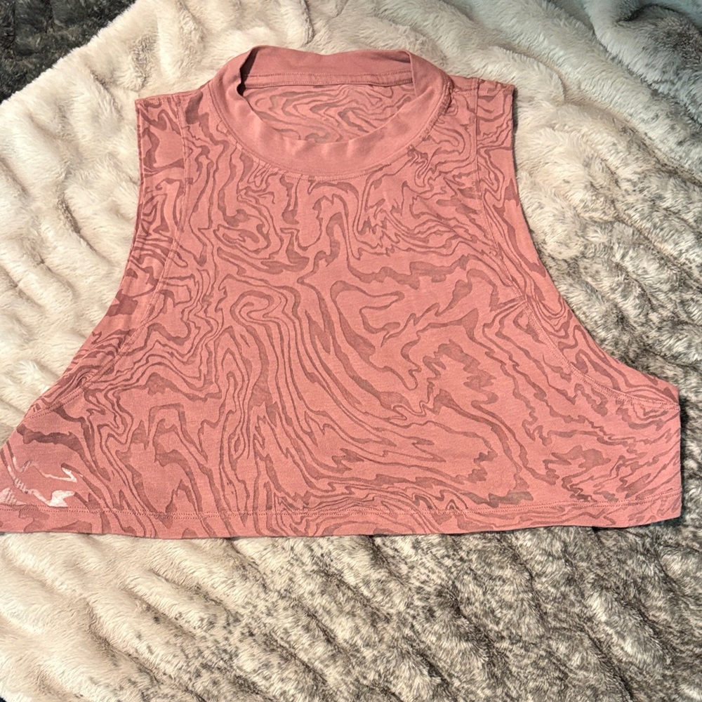 Lululemon Sleeveless Crop Tank Top in Dusty Rose - Women's